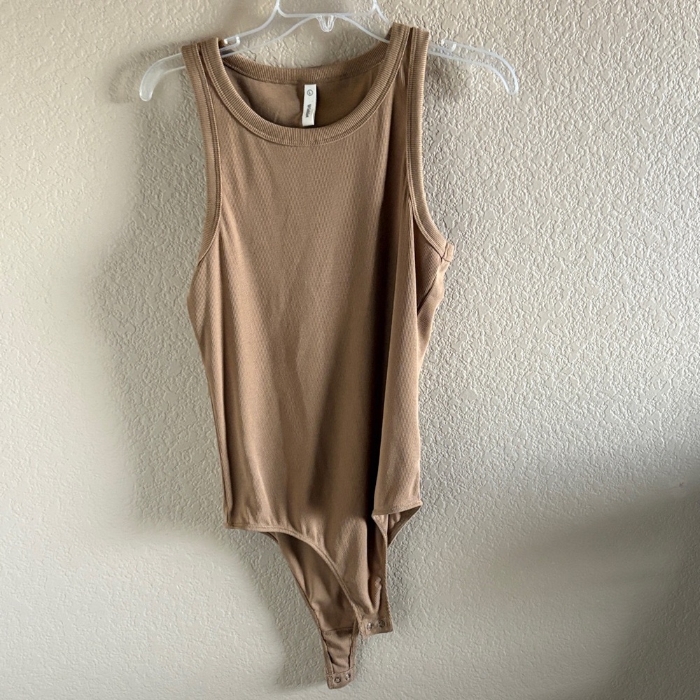 Wishlist Tan Ribbed Top